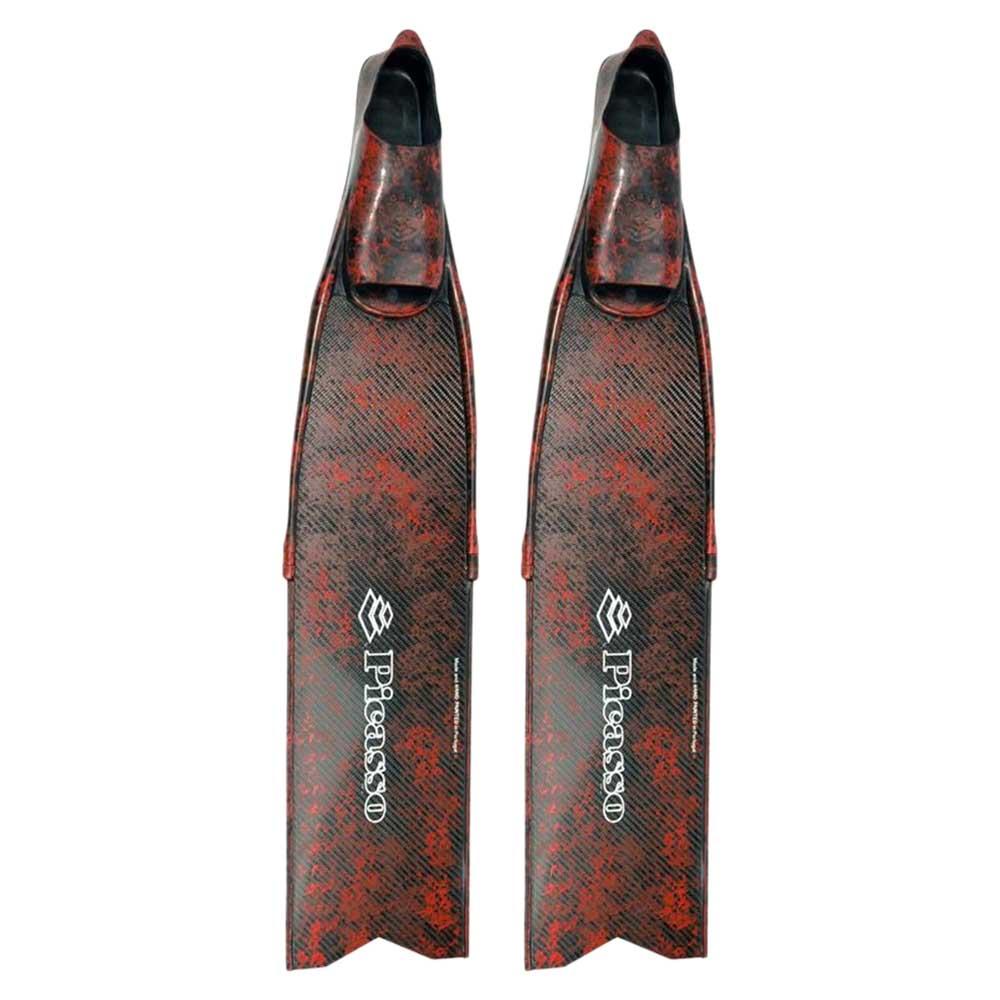 Picasso Carbon Spearfishing Fins Rot EU 44-46 von Picasso