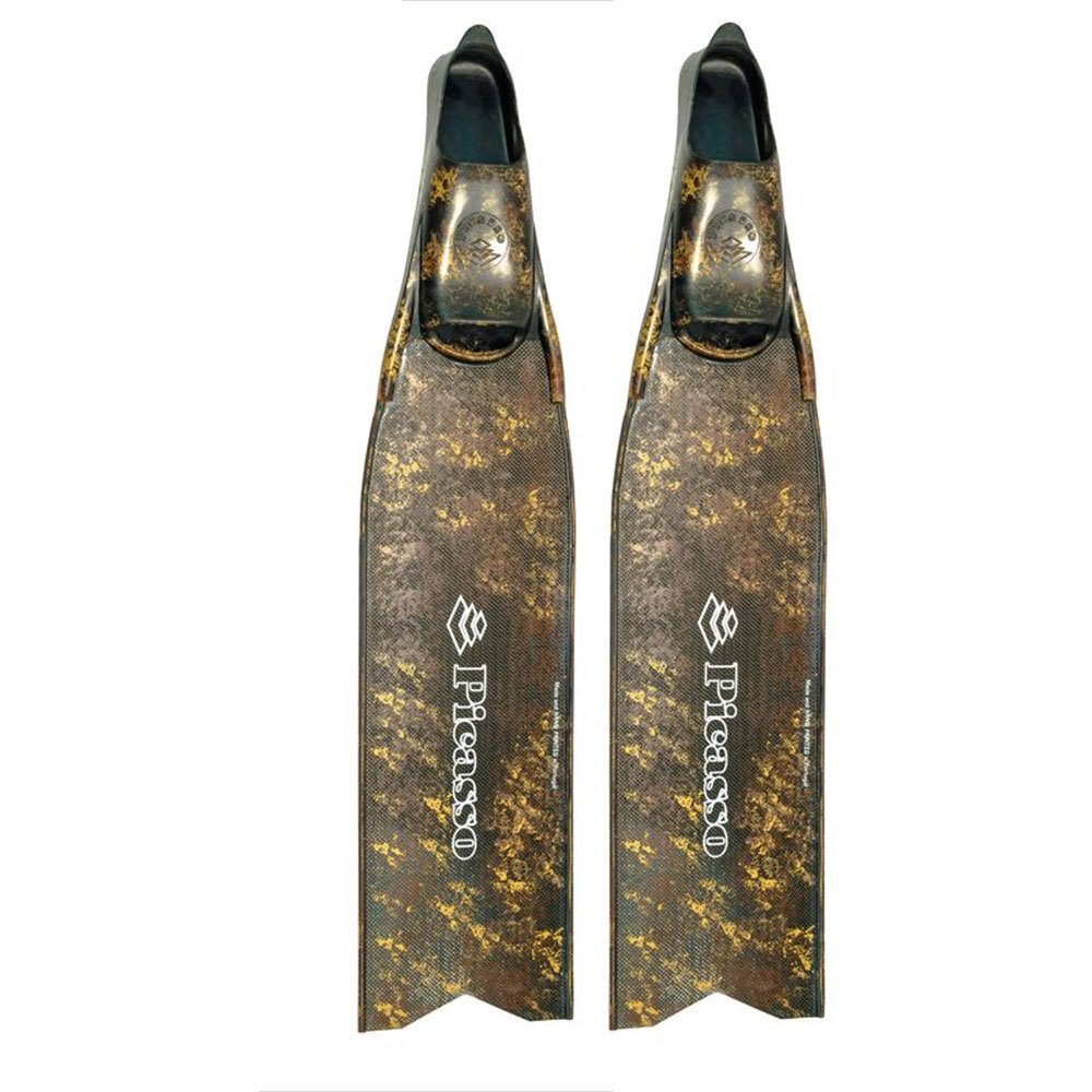 Picasso Ultimate Carbon Long Spearfishing Fins Braun EU 42-44 von Picasso