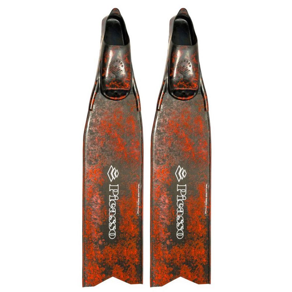 Picasso Ultimate Carbon Spearfishing Fins Rot EU 42-43 von Picasso