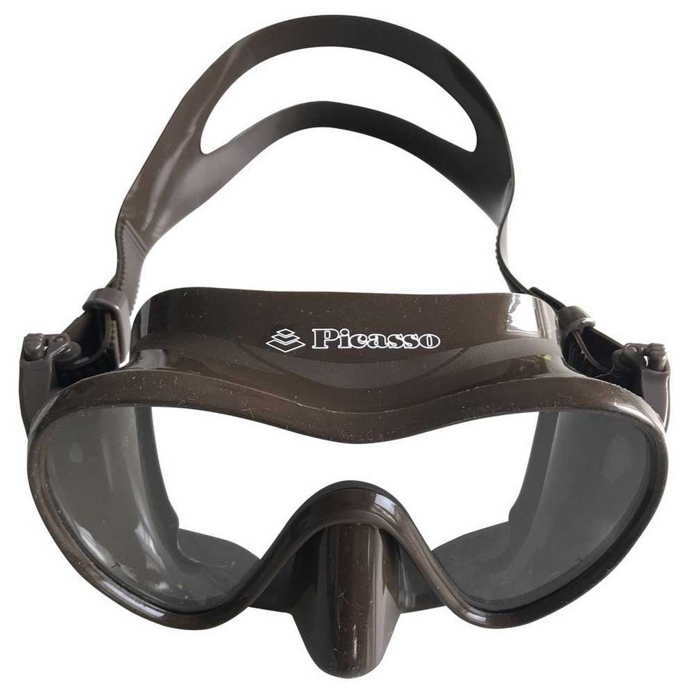 Picasso Uno Spearfishing Mask Braun von Picasso