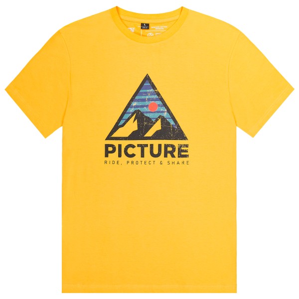 Picture - Authentic Tee - T-Shirt Gr XL gelb von Picture