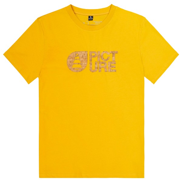 Picture - Basement Cork Tee - T-Shirt Gr L gelb von Picture