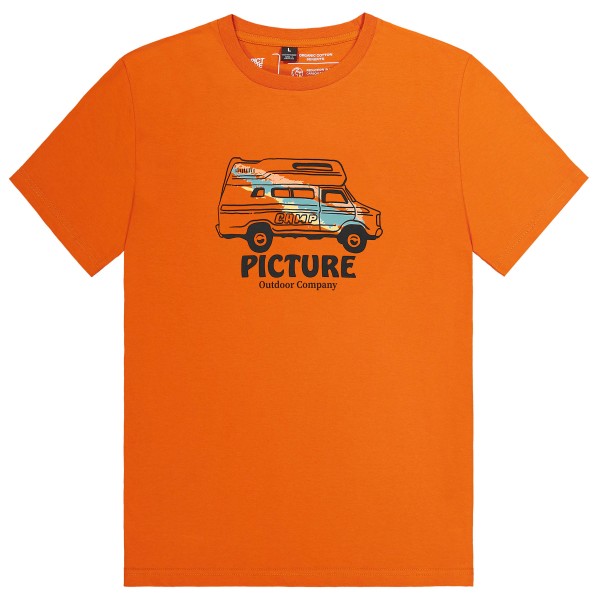Picture - Custom Van Tee - T-Shirt Gr S orange von Picture
