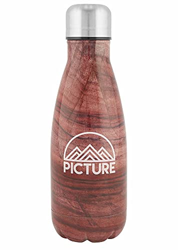 Picture Urban Vacuum Bootle Braun - Vielseitige doppelwandige Stahl Isolierflasche, 350 ml, Größe 350 ml - Farbe Wood von Picture