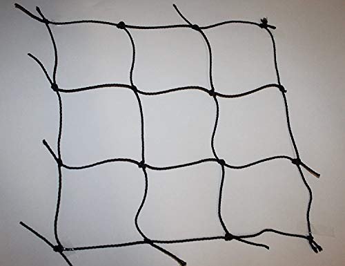 Pieloba Ballnetz Ballfangnetz Netz - schwarz - Masche 12 cm - Stärke: 3mm - Größe: 2,50 m x 2,50 m von Pieloba