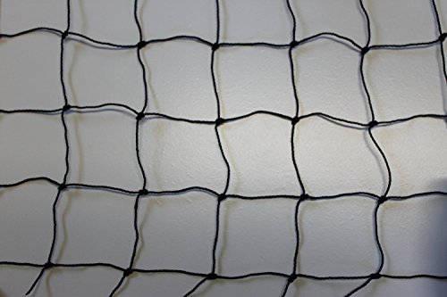 Pieloba Taubenschutznetz Taubenabwehrnetz Taubennetz Vogelabwehr - schwarz - Masche 5 cm - Stärke: 1,2 mm - Breite: 8,00 m Meterware von Pieloba