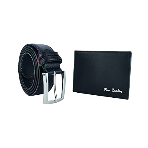 Pierre Cardin Herren-Geschenkbox, Geldbörse mit RFID-Schutz und Echtledergürtel von Pierre Cardin