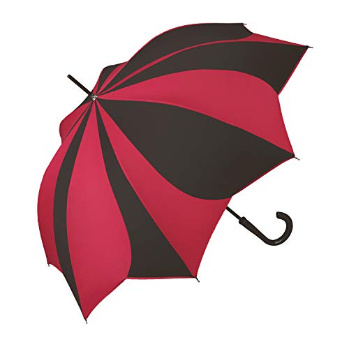 pierre cardin Regenschirm mit Automatik Sunflower schwarz-rot von Pierre Cardin