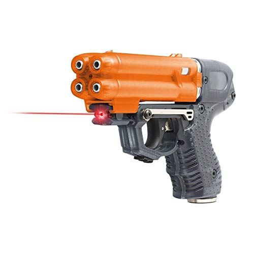 PIEXON AG Pfefferspraypistole JPX6 mit Laser und 4 Schuss Speedloader + BKA Genehmigung von VORAGA