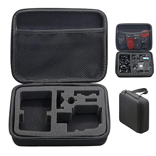Pikioraz Kamera Zubehör Tasche für Action Kamera, Tragetasche Kompatibel mit Gopro, Tragbare Schutztasche Koffer für Gopro Hero12 11 10 9 8 7 6 5 4 3 2(Mittel) von Pikioraz