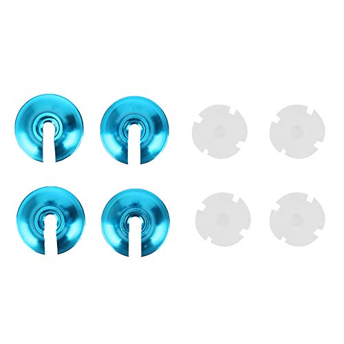 Pilipane Federhalter Mit Kolbenköpfen Für Slash 2WD RC Car, Hochwertige Aluminiumlegierung, Stilvolles Upgrade-Zubehör, Einfache Installation(B blau) von Pilipane
