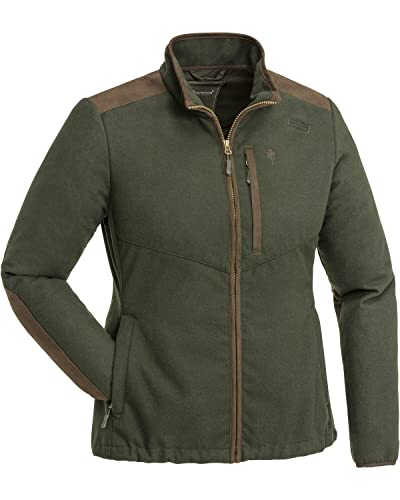 Pinewood 3807 Nydala Windproof Wool Damen Jacke Moosgrün/Wildlederbraun (182) L von Pinewood