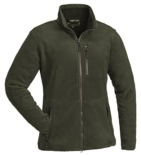 Pinewood Damen Finnveden Fleece Jacke, Grün, XS von Pinewood