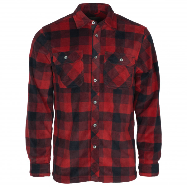 Pinewood - Finnveden Canada Fleece Hemd - Hemd Gr 3XL rot von Pinewood