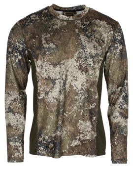 Pinewood Furudal Insect Safe Camou Langarmshirt M Strata/Moss Green von Pinewood