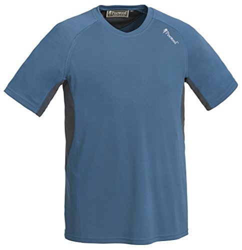 Pinewood Herren Activ T-Shirt, Blau/Grau, M von Pinewood