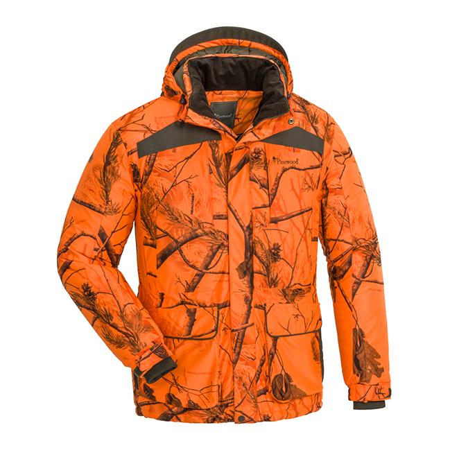 Pinewood Jacke Herren Abisko 2.0 - Orange/Camouflage Grösse: L von Pinewood