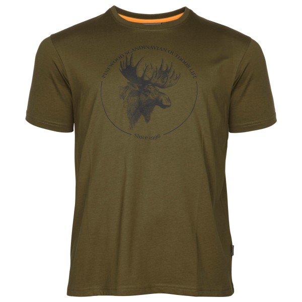 Pinewood - Moose T-Shirt - T-Shirt Gr S oliv/braun von Pinewood