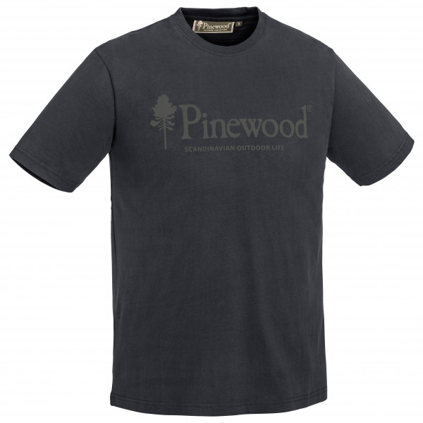 Pinewood - Outdoor Life T-Shirt - T-Shirt Gr S grau/schwarz von Pinewood