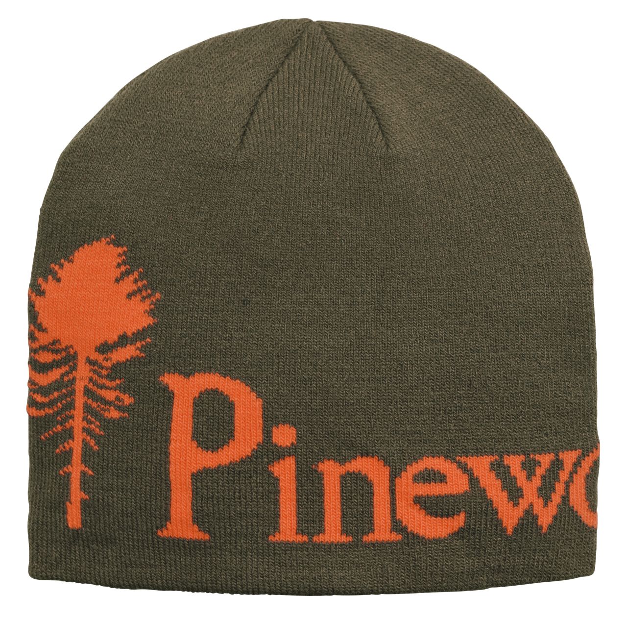 Pinewood Strickmütze Meliert Farbe: Grün/Orange von Pinewood