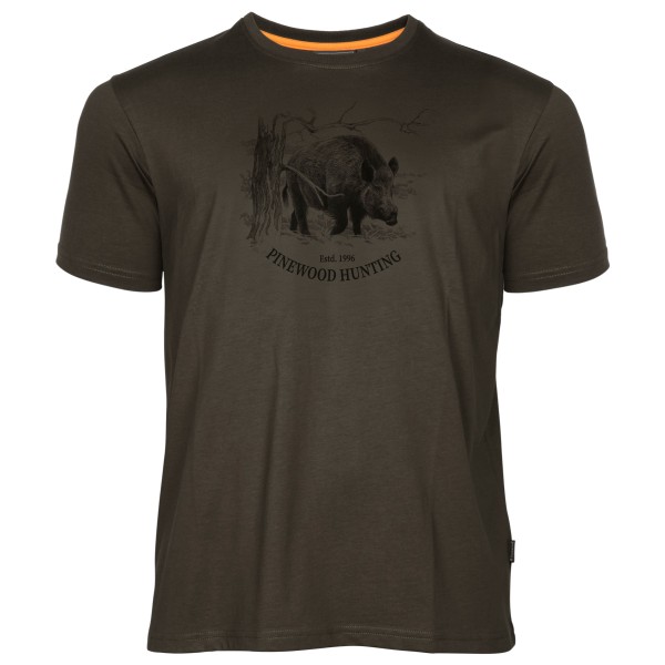 Pinewood - Wild Boar T-Shirt - T-Shirt Gr 3XL;4XL;5XL;L;M;S;XL;XXL braun von Pinewood