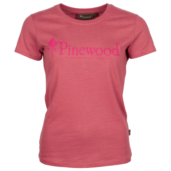 Pinewood - Women's Outdoor Life Damen T-Shirt - T-Shirt Gr L;M;S;XS;XXL braun;rosa von Pinewood