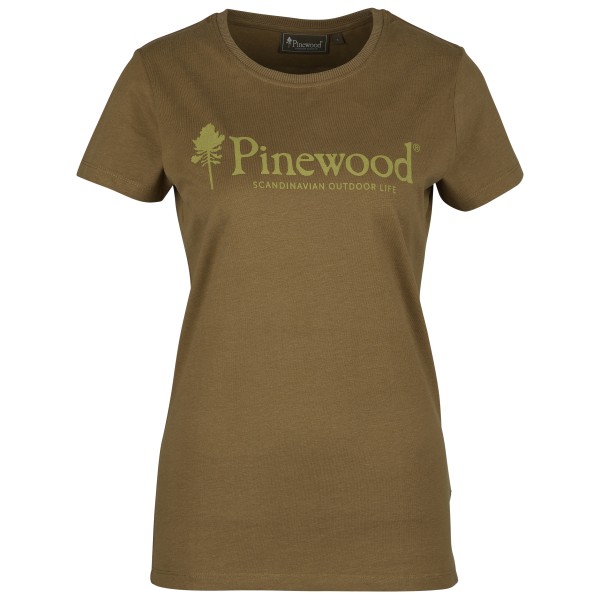 Pinewood - Women's Outdoor Life Damen T-Shirt - T-Shirt Gr S braun von Pinewood