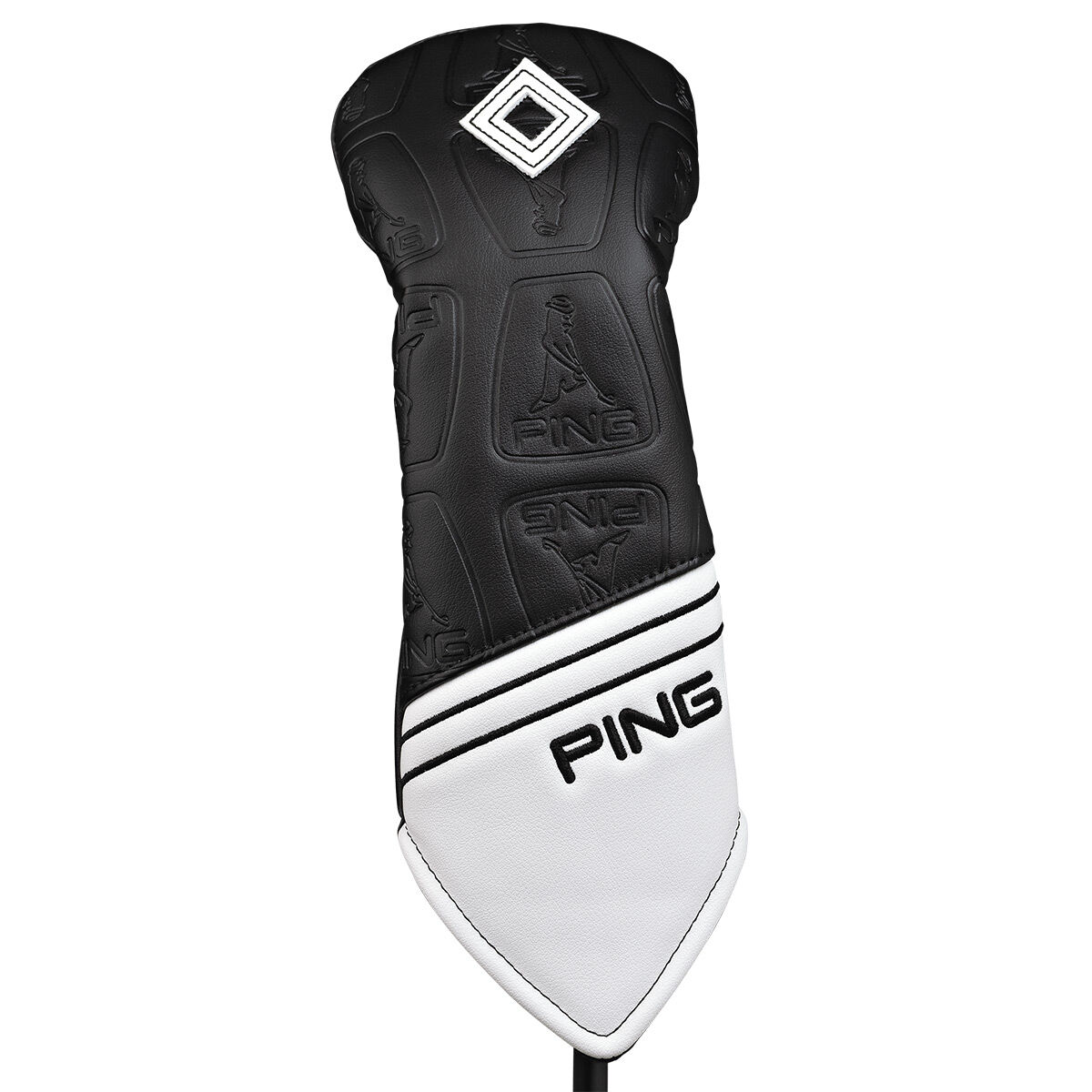 PING Core 214 Golf Fairway Wood Head Cover, Mens, White/black | American Golf von Ping