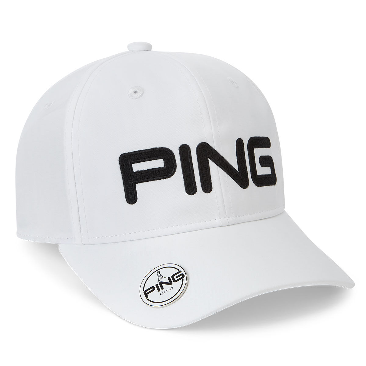 PING Men's Ball Marker Golf Cap, Mens, White, One size | American Golf von Ping