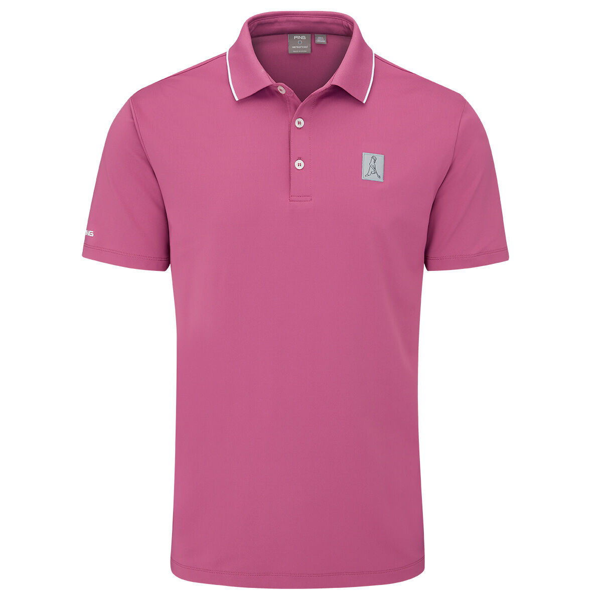 PING Men's Mr Ping II Golf Polo Shirt, Mens, Beet red, Xl | American Golf von Ping