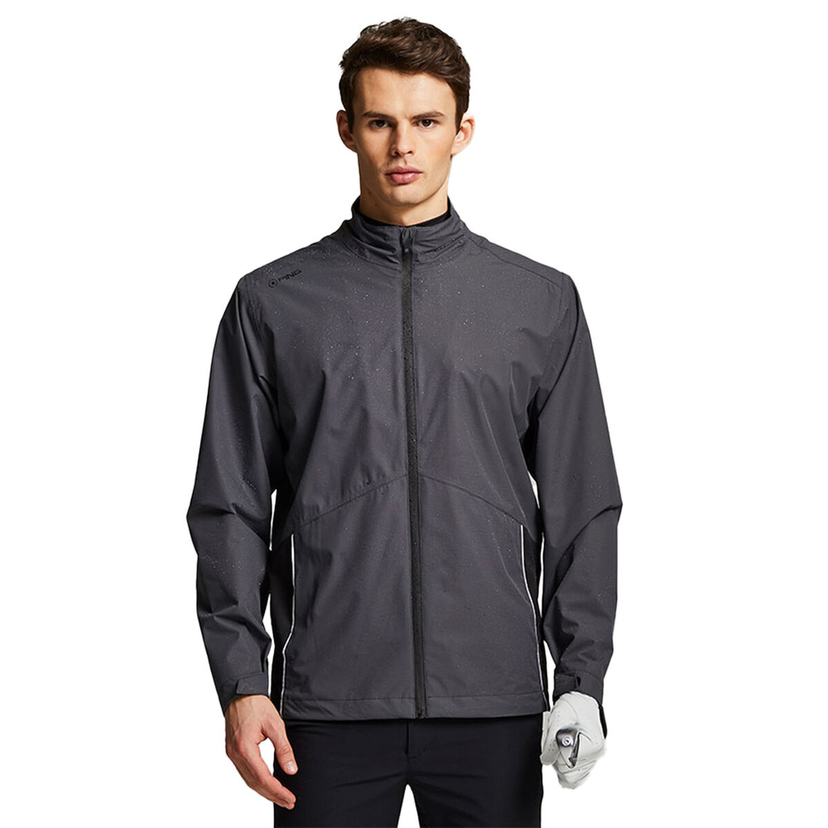 PING Men's SensorDry Waterproof Golf Jacket, Mens, Asphalt/black, Medium | American Golf von Ping