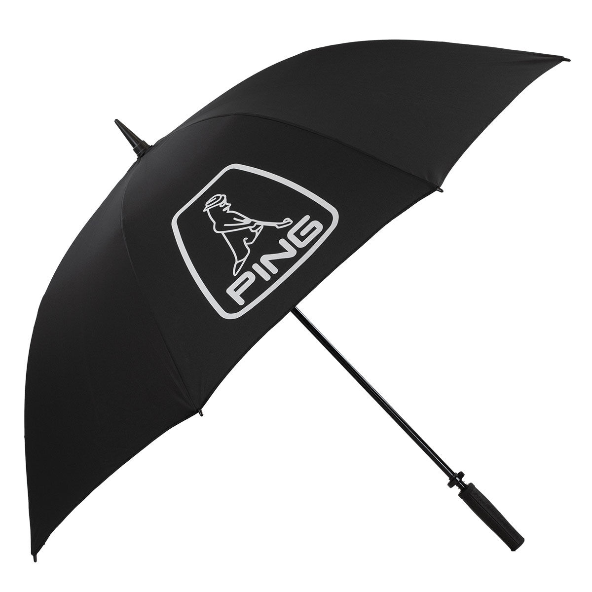 PING Single Canopy 62" Golf Umbrella, Mens, Black/white | American Golf von Ping