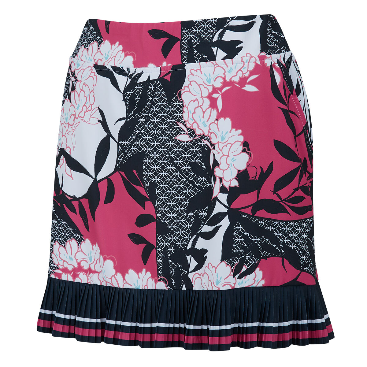 PING Womens Georgia Golf Skort, Female, Pink blossom multi, 14 | American Golf von Ping