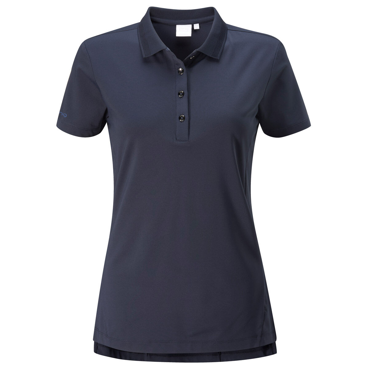 PING Womens Sedona Stretch Golf Polo Shirt, Female, Navy blue, 14 | American Golf von Ping