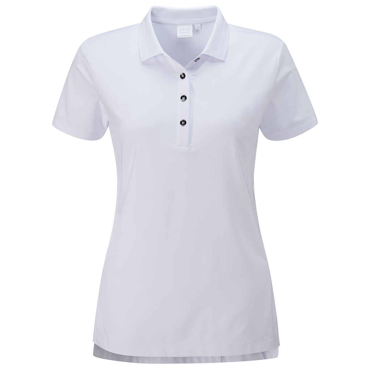 PING Womens Sedona Stretch Golf Polo Shirt, Female, White, 10 | American Golf von Ping