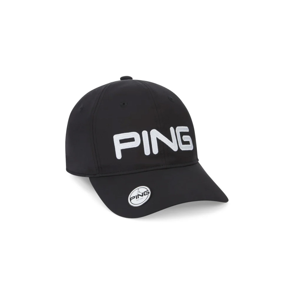'Ping Ball Marker Golf Cap schwarz' von Ping