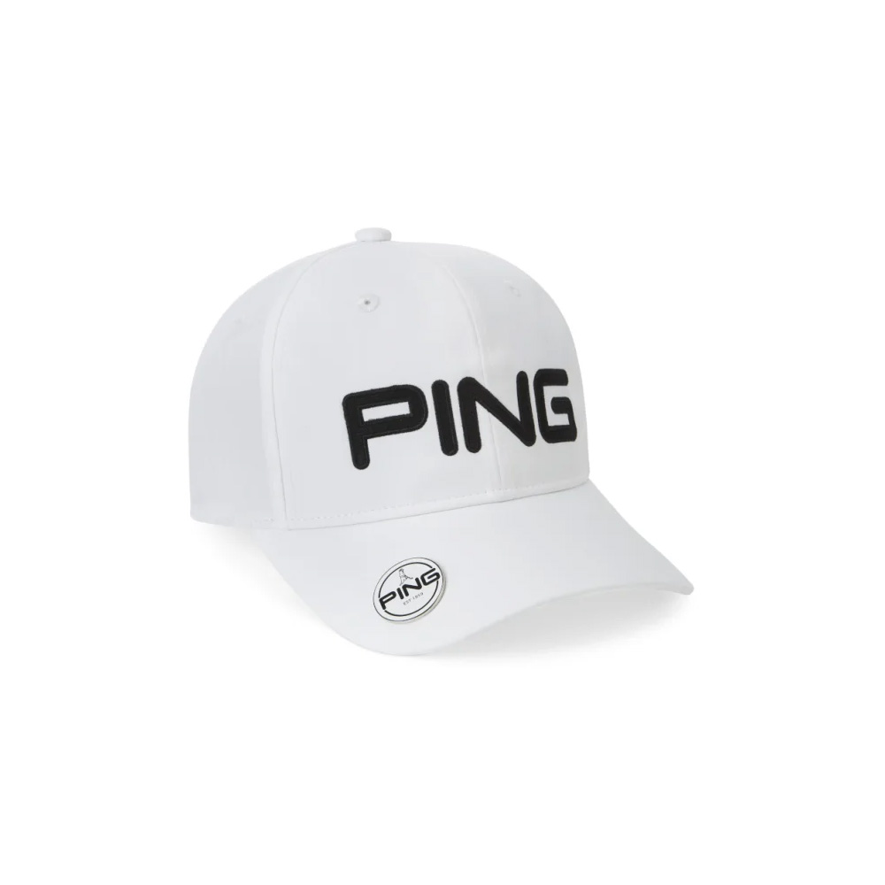 'Ping Ball Marker Golf Cap weiss' von Ping