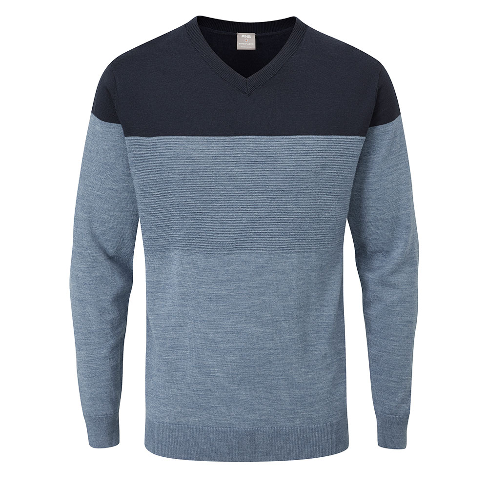 'Ping Golf Herren Merino Pullover Lucas blau' von Ping