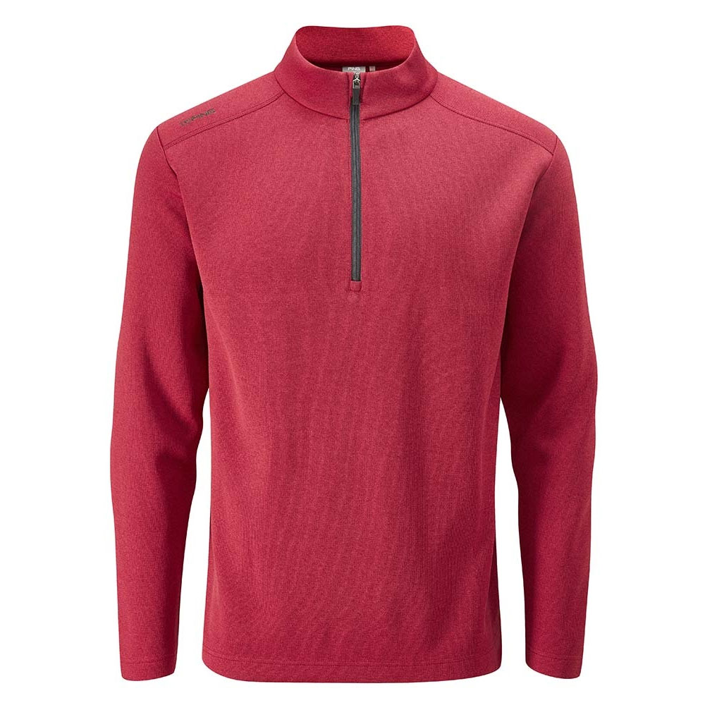 'Ping Golf Herren Ramsey 1/4 Zip Sweater rot' von Ping
