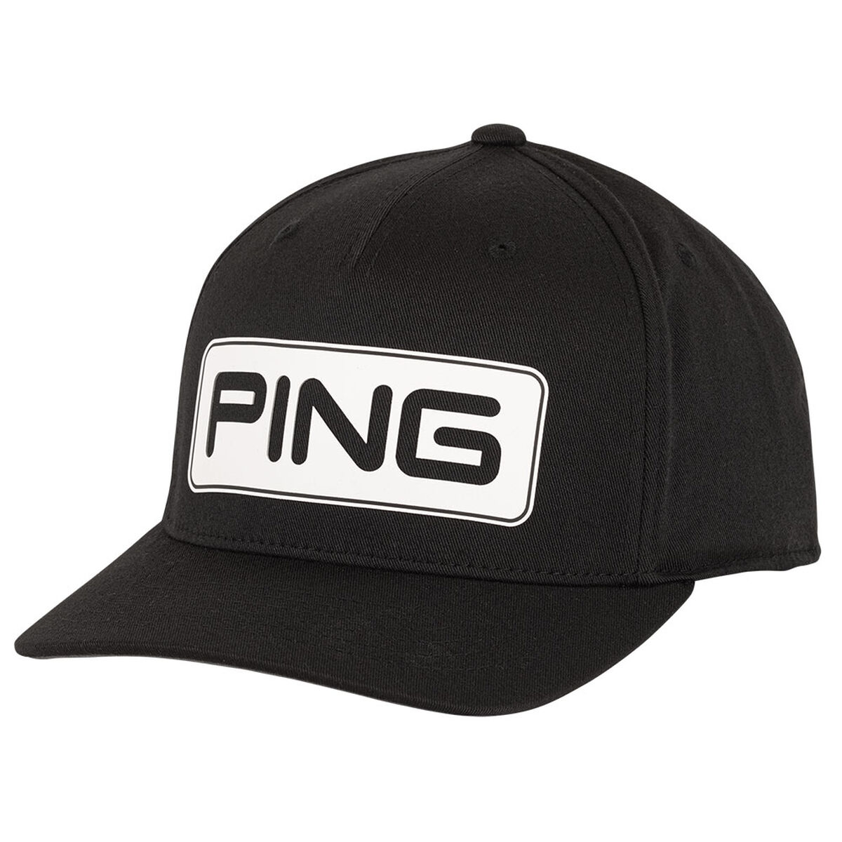 Ping Mens Black and White Embroidered Tour Classic 211 Golf Cap | American Golf, One Size von Ping