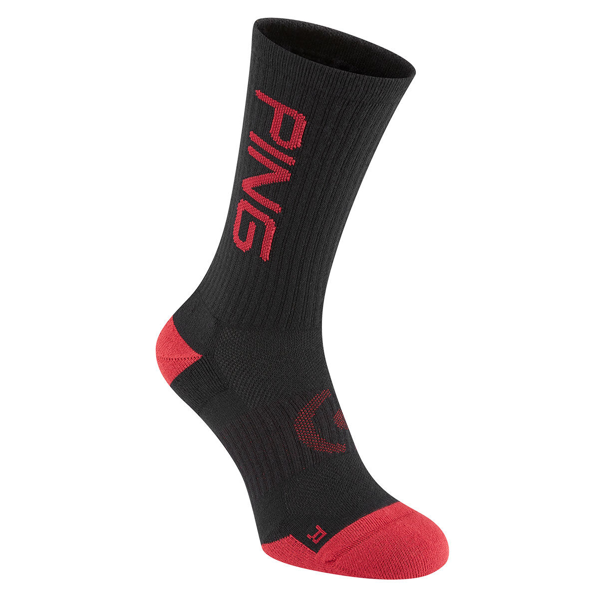 Ping Mens Grey and Black Logo Pack of 2 Golf Socks| American Golf, One Size von Ping