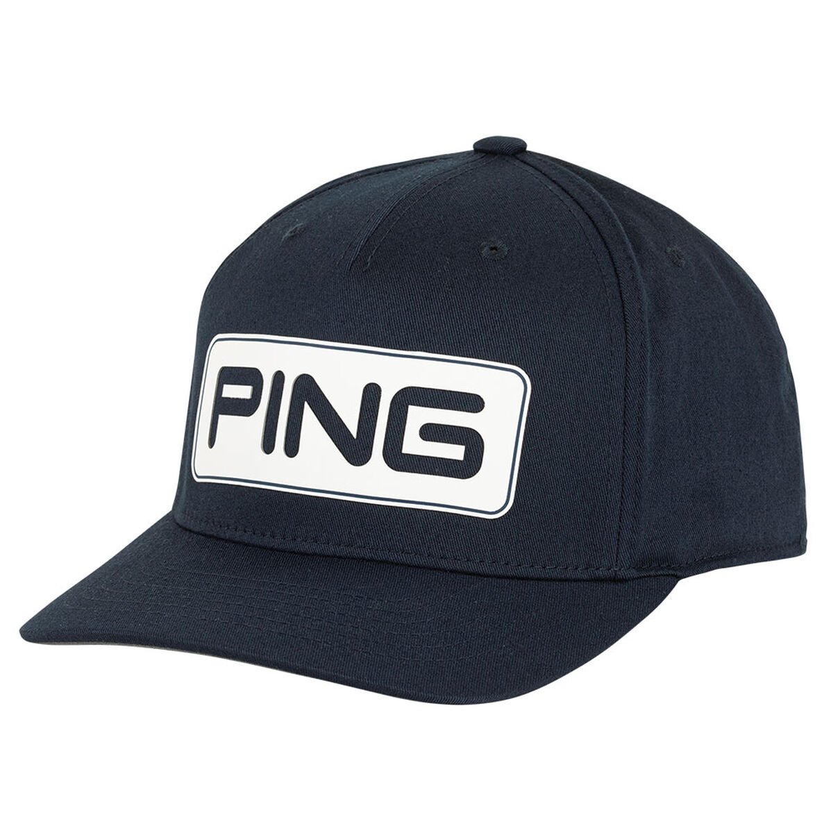 Ping Mens Navy Blue and White Embroidered Tour Classic 211 Golf Cap | American Golf, One Size von Ping