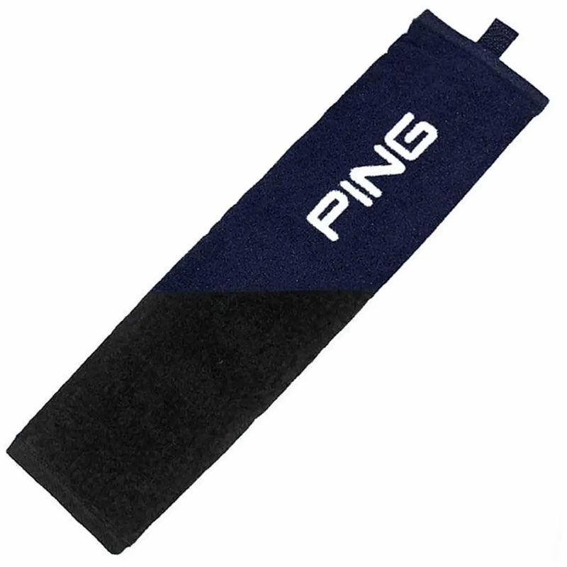 'Ping Tri Fold Handtuch schwarz/navy' von Ping