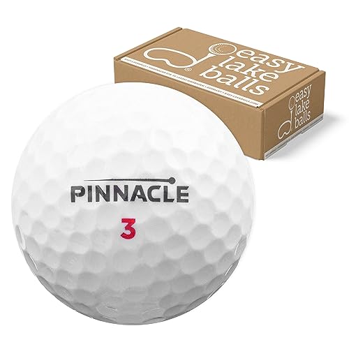 100 Pinnacle Mix LAKEBALLS/GOLFBÄLLE - easylakeballs - QUALITÄT AAAA/AAA - IM NETZBEUTEL von Easy Lakeballs