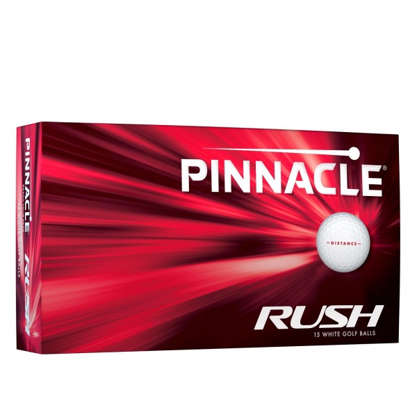 Pinnacle Rush Golfbälle - 15er Pack weiß von Pinnacle