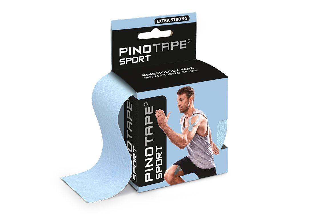 Pino Kinesiologie-Tape Pinotape Sport Tape Ice Blue 5 cm x 5 m (1-St) von Pino