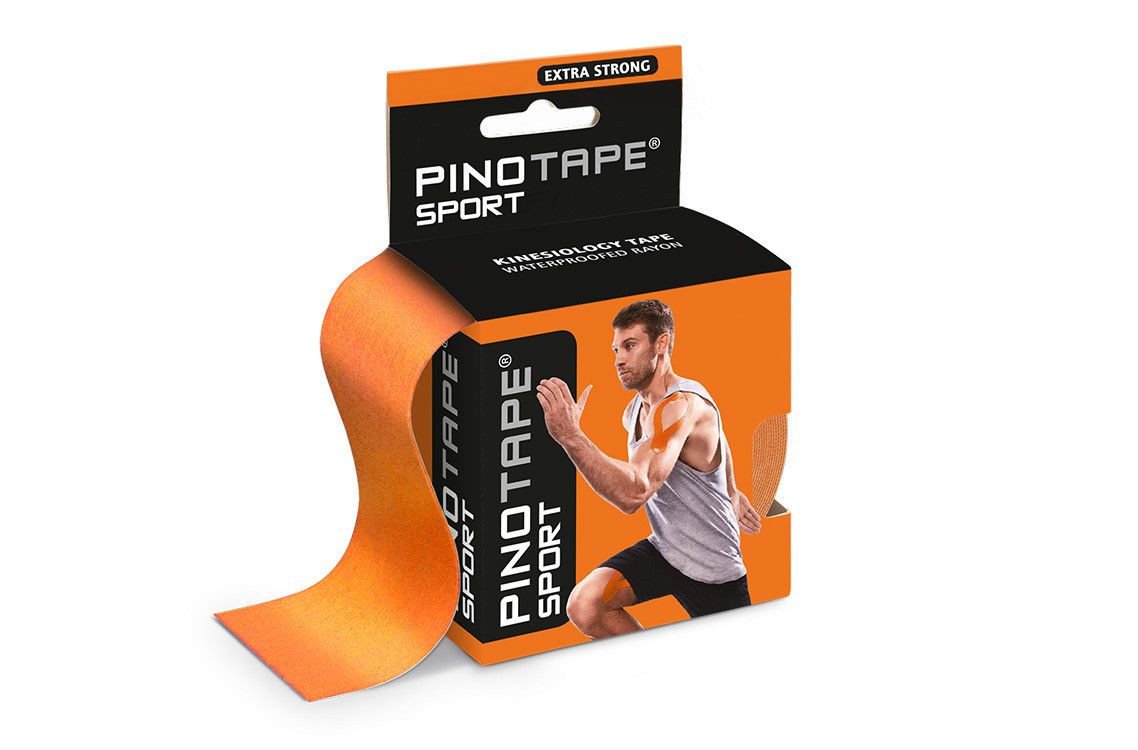 Pino Kinesiologie-Tape Pinotape Sport Tape Orange 5 cm x 5 m (1-St) von Pino