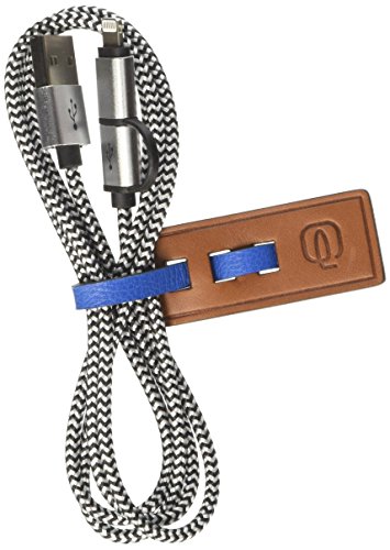 Piquadro BagMotic Kabelbinder aus Leder mit USB-Kabel von Piquadro