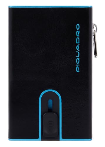 Piquadro Blue Square - Kreditkartenetui 11cc 10 cm RFID Black von Piquadro