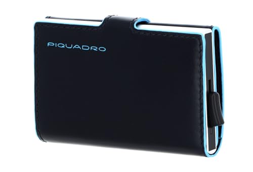 Piquadro Blue Square - Kreditkartenetui 5cc 9.5 cm RFID Night Blue von Piquadro